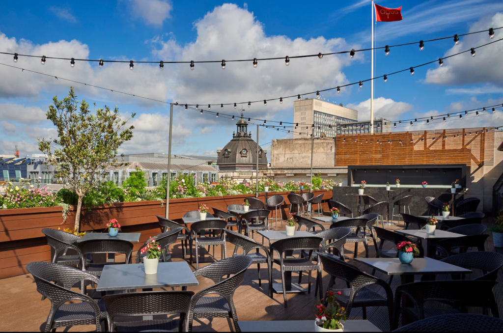 Private terrace in London venue hire