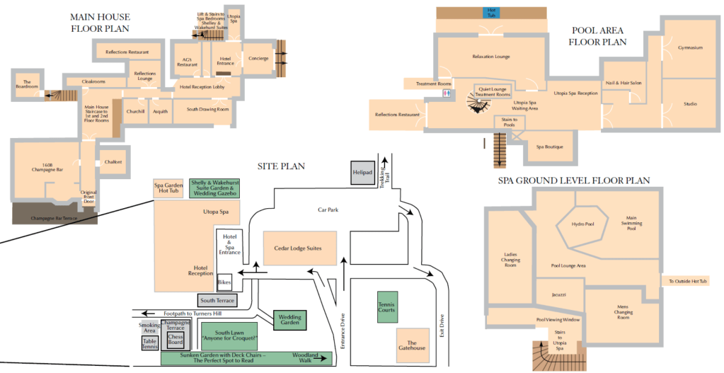 Alexander House Hotel floor plan
